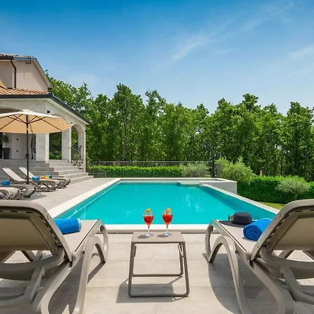 Villa Family Maria With Pool In Vizinada Vranje Selo